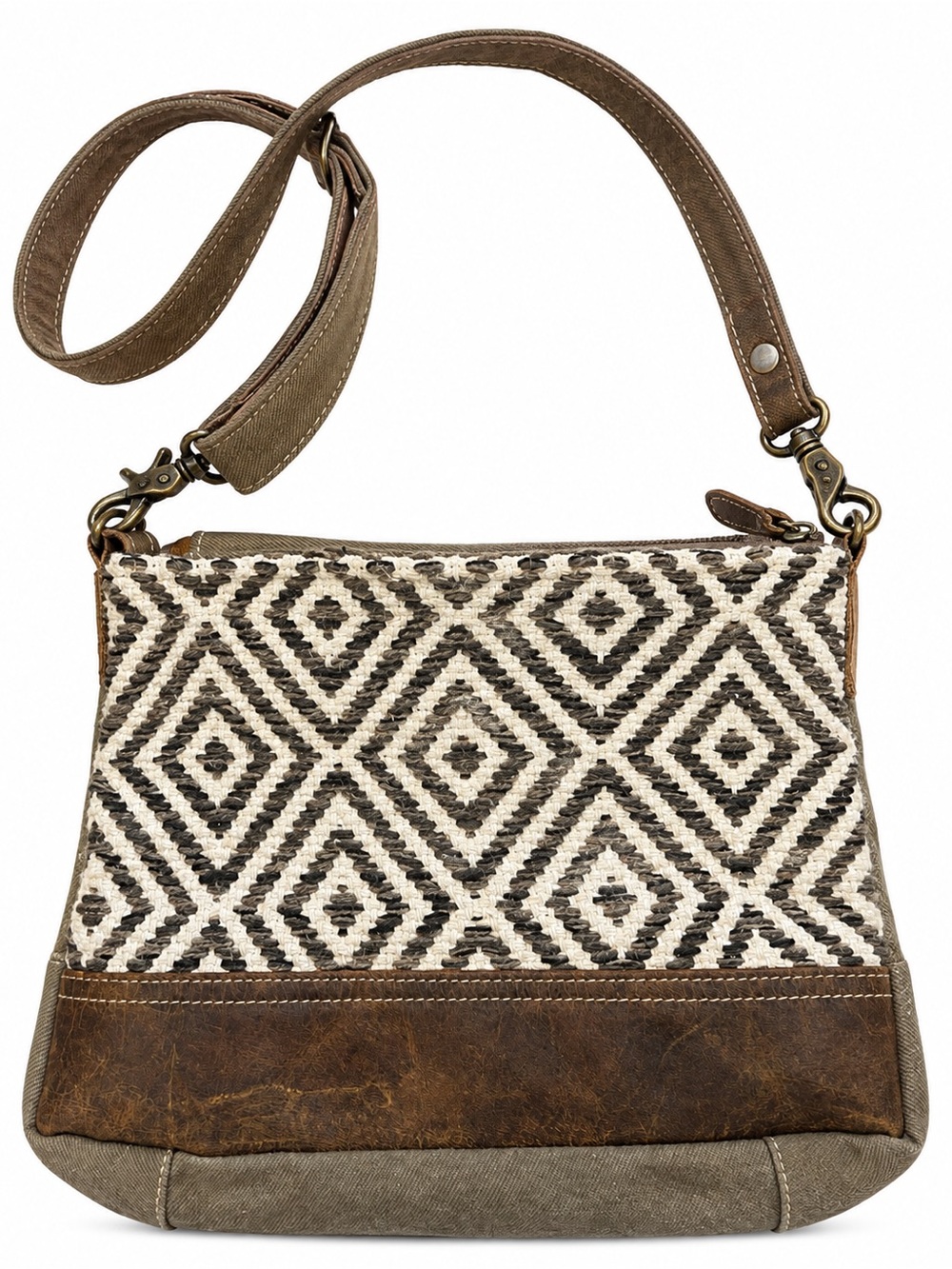 Myra Bag Woven Crossbody Purse